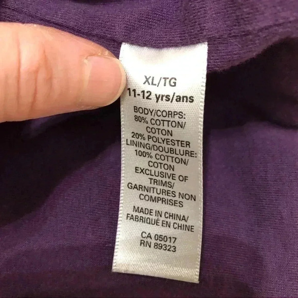 Roots Girl’s Purple Jacket Size Extra Large - Picture 9 of 16
